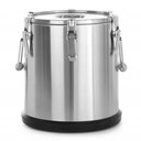 Hőszigetelt ételszállító badella, duplafalú, patentzáras, 50 literes (Profi Line)