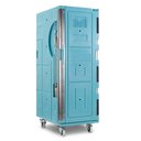 Hőszigetelt áruszállító konténer, 550 literes, 660x950x1855mm