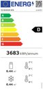 Sík üveges ventilációs hűtésű süteményespult 2405x774x1381 mm