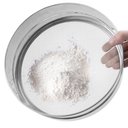Szita liszthez és darához, rozsdamentes acél kivitel, 41cm, 1x1mm-es hálóval