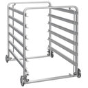 Mobil tálcatartó keret kerekekkel 10GN1/1, SkyLine sütőhőz