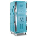 Hőszigetelt áruszállító konténer, 563 literes, 715x810x1900mm