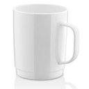 Polipropilén bögre, fehér, 3 dl