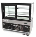 Süteményes hűtőpult ventilációs hűtéssel, 300 literes, 915x675x1210mm