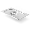 GN 1/4 Fedő kanálkivágással, rozsdamentes acél "Kitchen" széria