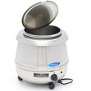 Leves melegentartó, elektromos, 10 literes, rozsdamentes acél kivitel