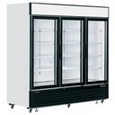 Üvegajtós fagyasztóvitrin, háromajtós, 1784/1657 literes