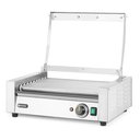 Forgóhengeres virslisütő 9 hengerrel, lecsukható üveg tetővel