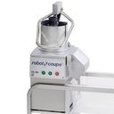 Zöldségszeletelő manuális betöltő fejjel, 2 sebesség, kb 400kg/h telj., állvány nélküli változat