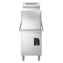 Átadó rendszerű mosogatógép 50x50cm-es kosármérettel, 1080 vegyes db/óra "T1215 Energy+", energiatakarékos kivitel hővisszanyerő rendszerrel