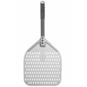 Pizzalapát, perforált alumínium kivitel rövid nyéllel, kopásálló, 300x660mm