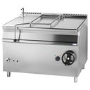 Billenő serpenyő sütő, gázüzemű, kézi billentés, 120L, inox fenékkel