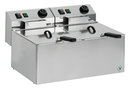 Olajsütő elektromos, asztali 2x5 literes medencével, 360mm, 2x2,1kW