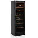 Borhűtő szekrény, fekete, 118 palackhoz